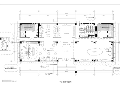 1670㎡售楼处 施工图