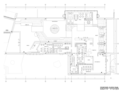 1820㎡售楼处 施工图