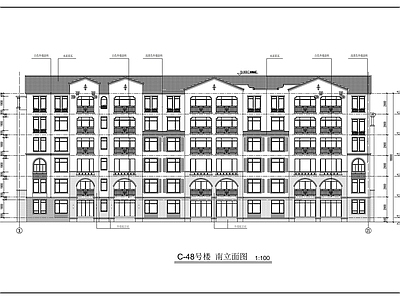 住宅楼建筑 施工图