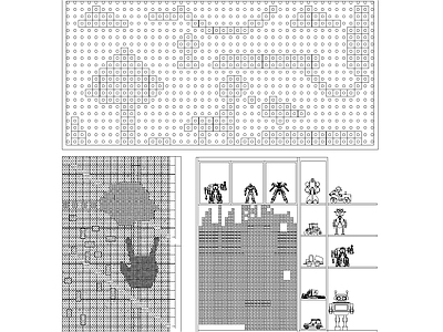 乐高积木玩具墙 图库