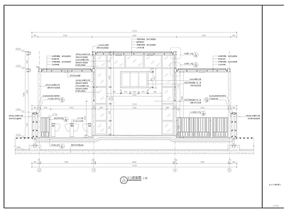 现代简约房地产入口门头 施工图