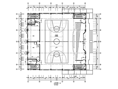 体育馆建筑 施工图