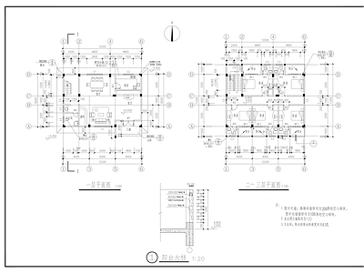 4层自建民 施工图 自建房