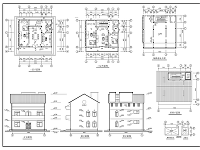 私人住宅图纸 施工图 自建房