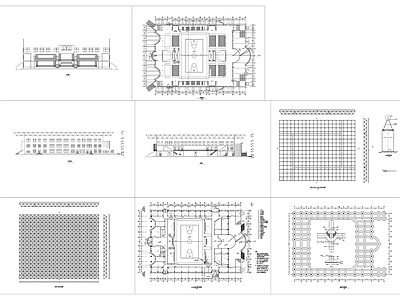 20体育馆建筑设计图 施工图