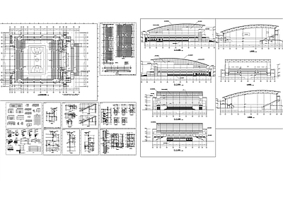 21体育馆 施工图