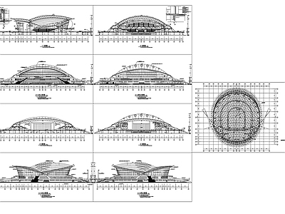 26体育馆建 施工图