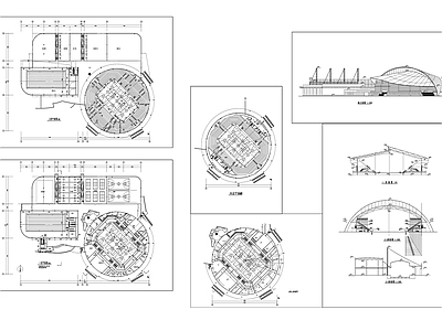 27体育馆建筑设计图 施工图