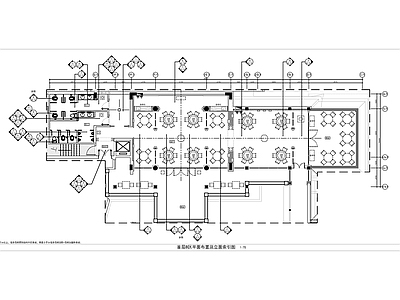 中餐厅公区 施工图
