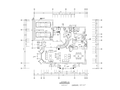 小型别墅的建筑设计详细方案图纸 施工图