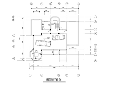 高档小区别墅建筑设计建施图 施工图