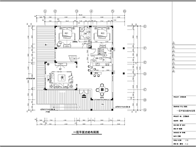 双层别墅建筑设计 施工图