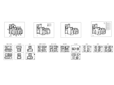 南京金基蓝钻平面图 施工图