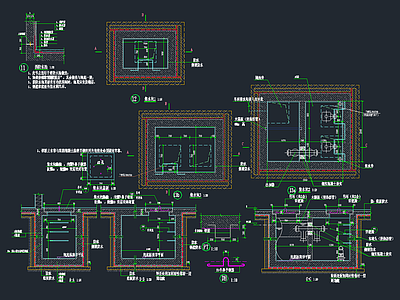 车库集水坑做法详图 施工图