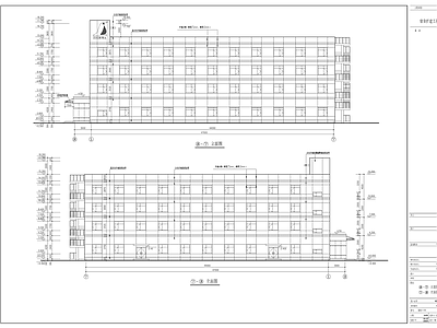 大学宿舍楼建筑设计 施工图