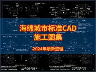 海绵城市标准CA 施工图 景观