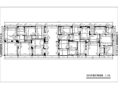 广州高端衣柜品牌展 施工图