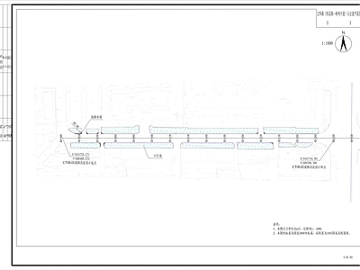 道路平面图 施工图 交通道路