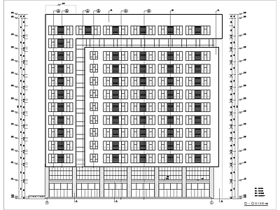 某现代风格高层办公楼建 施工图