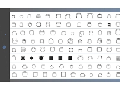 164个高品质椅子块的平面图 施工图