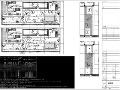屋顶花园绿化配置详图 施工图