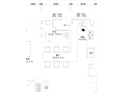 家居餐 施工图