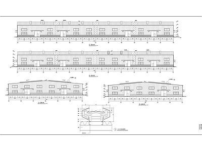 冷链食品库厂房建筑结构图 施工图