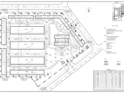 汽车工业园厂区规划 施工图 区域规划