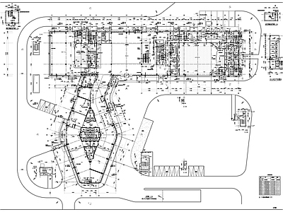 24层现代风格综合用房建 施工图