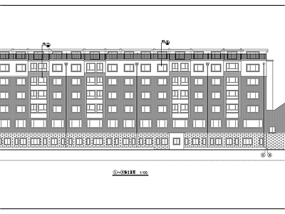 六层商住楼建 施工图