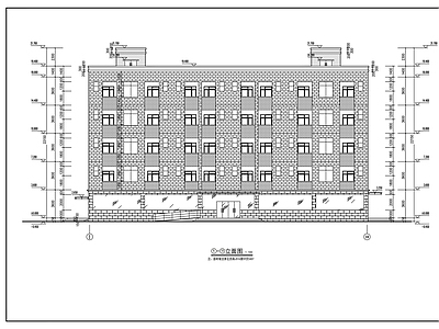 五层单身宿舍建 施工图