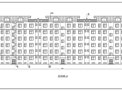 小区六层单元式住宅楼建 施工图