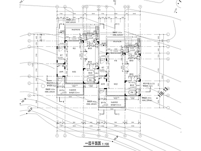 小型民宿酒店建筑 施工图