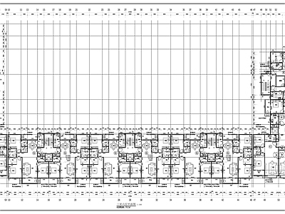 U型十一层商住楼建 施工图