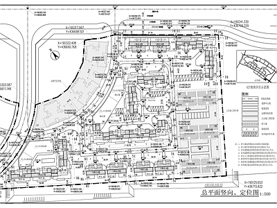 县城核心区住宅规划图 施工图 区域规划