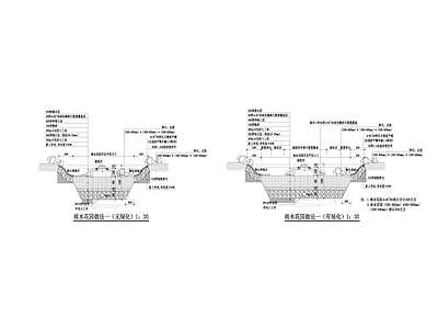 雨水花园做法 施工图