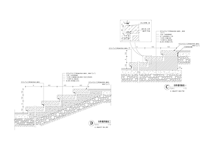 台阶通用做法 施工图 局部景观
