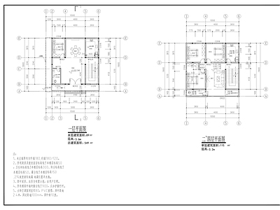 10mx10m四层坡屋顶别 施工图