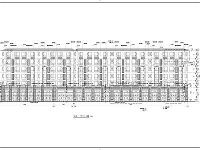 多层沿街商住楼建筑图纸 施工图