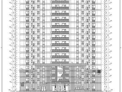 十八层连廊住宅 施工图