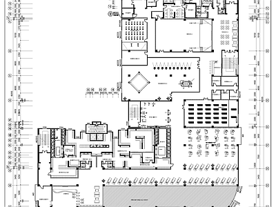 3000平健身会所布局平面图 施工图