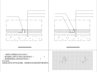 地面材料衔接金属线收口通 施工图