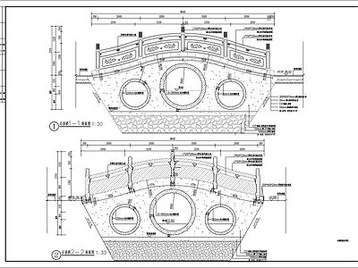 中式石拱 施工图