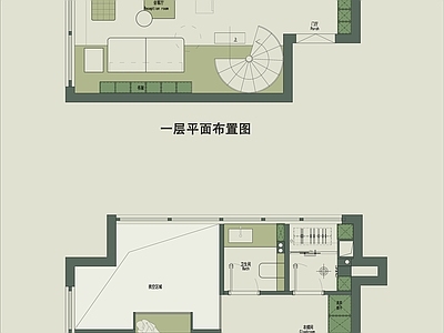 家装室内设计平面布置图双面窗户 平面图