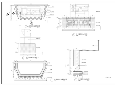 红砖造型花池 施工图
