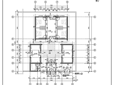 四合院建施设计图 施工图