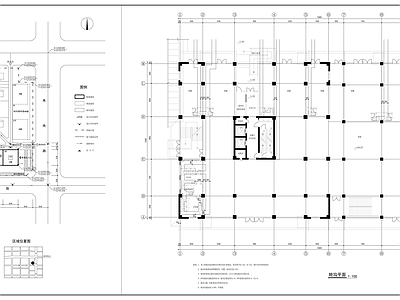 时代广场十八层商住楼建 施工图