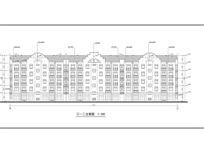 五层沿街综合楼建 施工图