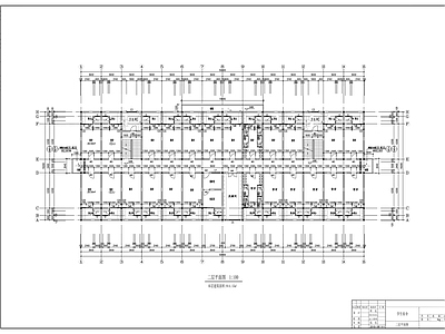 中学四层学生宿舍建筑扩初图 施工图