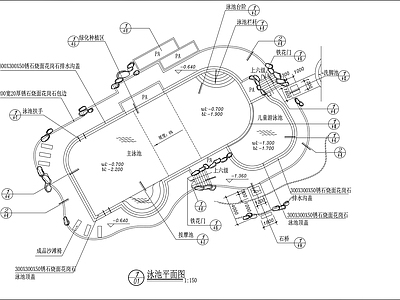 泳 施工图 游泳池